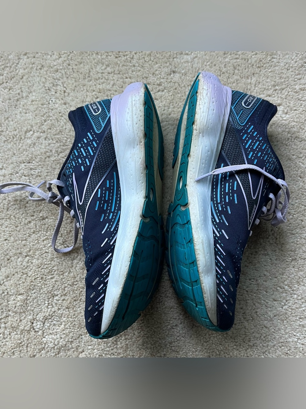 Brooks Women’s Blue Glycerin 20 Running Shoes - Size 10.5M - GUC - #1203691B499 - Picture 4 of 10